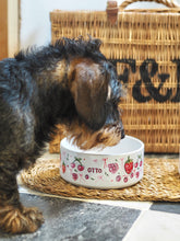 Load image into Gallery viewer, The Personalised Berries Dog Bowl
