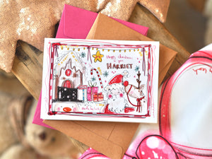 Personalised Christmas Scene Card