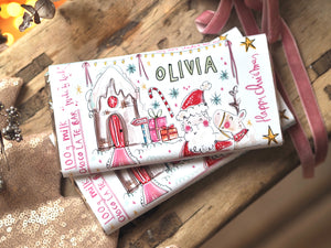 The Personalised Santa’s Grotto Chocolate Bar