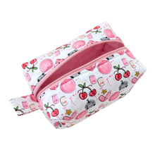 Load image into Gallery viewer, Ophi Studios x Made By Leah Collab Doodle Design Make Up Bag
