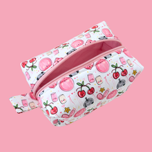 Load image into Gallery viewer, Ophi Studios x Made By Leah Collab Doodle Design Make Up Bag
