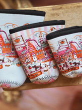 Load image into Gallery viewer, ‘The Cutie Autumn Village’ Coffee Cosy Sleeve
