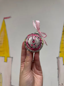 Disco Ball Hanging Bauble 7 ‘little clock’