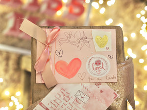 ‘Loved & Made Of Magic’ Hand Decorated Envelope