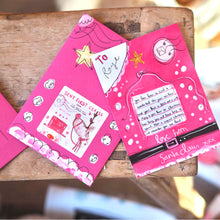 Load image into Gallery viewer, Personalised Pink Letter From Santa

