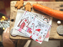 Load image into Gallery viewer, Letter To Santa Hand Decorated Envelope &amp; Letter
