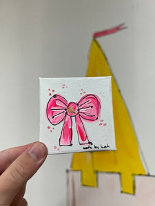 Hand Painted Tiny Canvas 13