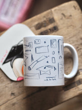 Load image into Gallery viewer, The Blue Graduation Sketches Mug
