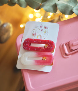 The Perfectly Pink Duo Of Hair Clips