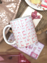 Load image into Gallery viewer, ‘I Love You’ Ceramic Mug
