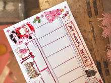 Load image into Gallery viewer, ‘My Magical Week’ A4 Note Pad Planner
