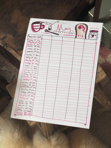 2026 A3 Family Organiser