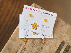 Scrumpy Star Earrings