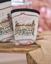 Load image into Gallery viewer, ‘Christmas At The Cottage’ Coffee Cosy Sleeve
