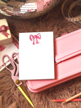 Load image into Gallery viewer, Little Pink Bow Notes Pad
