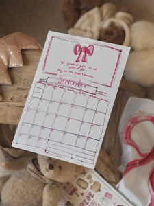 2026 A4 Quotes & Made by Leah Doodles Calendar