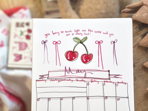 2026 A4 Quotes & Made by Leah Doodles Calendar