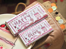 Load image into Gallery viewer, ‘Happy Birthday’ Personalised Milk Chocolate Bar
