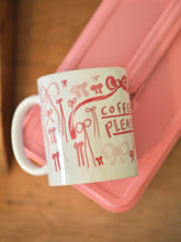 Load image into Gallery viewer, The ‘Coffee Please’ Bows Mug
