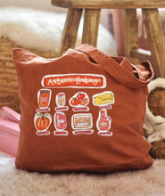 Load image into Gallery viewer, Luxury Vintage Washed Burnt Orange Tote ‘Autumn Baking’
