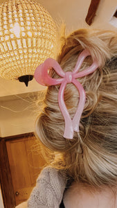 Perfectly Pink Hair Bow Clip