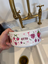 Load image into Gallery viewer, The Personalised Berries Dog Bowl
