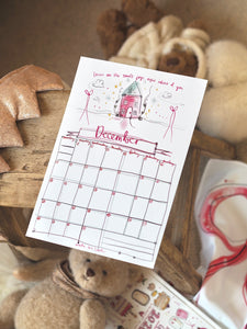 2026 A4 Quotes & Made by Leah Doodles Calendar