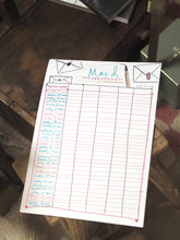 Load image into Gallery viewer, 2026 A3 Family Organiser
