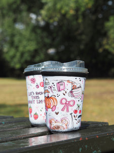 Girly Cosy Season Coffee Cosy Sleeve