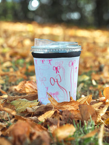 Bows Coffee Cosy Sleeve