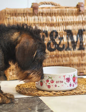 Load image into Gallery viewer, The Personalised Berries Dog Bowl
