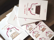 Load image into Gallery viewer, The Bakery Pack Of 8 Cookie Notelets
