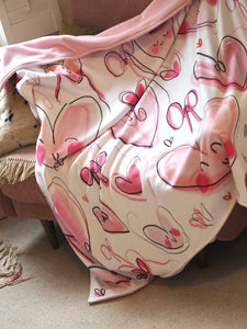 Luxury Hearts Blanket XL