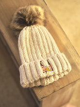 Load image into Gallery viewer, Kids &amp; Adults Oatmeal Pom Beanie
