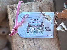 Load image into Gallery viewer, Personalised Holiday Cottage Gift Tag
