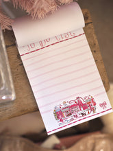 Load image into Gallery viewer, The Pink Christmas Village Swirly To Do List Pad
