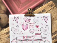 Load image into Gallery viewer, 2027 A4 ‘The Made by Leah Quotes &amp; Doodles Calendar’
