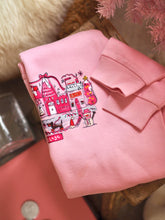 Load image into Gallery viewer, The Cutie Christmas Pink Village Sweater/Hoodie
