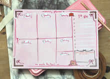Load image into Gallery viewer, The Cosy Girly Aesthetic Weekly Planner
