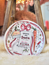 Load image into Gallery viewer, Personalised XL Luxury Christmas Ceramic Plate For Santa
