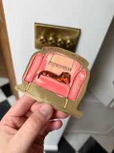 Load image into Gallery viewer, Otto On The Pink Sofa ‘Always Take Time To Rest’ Super Cute Sticker
