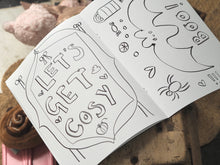 Load image into Gallery viewer, The Autumn Made by Leah Cosy Colouring Book
