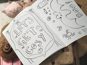 The Autumn Made by Leah Cosy Colouring Book