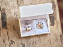 Load image into Gallery viewer, ‘Best EVER Dad’ Metal Cufflinks
