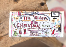 Load image into Gallery viewer, XL 200g Personalised Christmas Movie Night Milk Chocolate Bar
