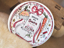 Load image into Gallery viewer, Personalised XL Luxury Christmas Ceramic Plate For Santa
