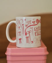 Load image into Gallery viewer, The ‘Coffee Please’ Bows Mug
