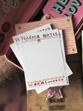 Load image into Gallery viewer, ‘Teacher Notes’ Little Notes Pad
