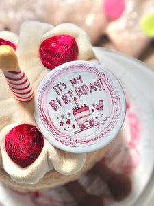 ‘It’s My Birthday!’ Cute Cake Badge