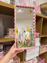 Load image into Gallery viewer, The Daily Mirror 9 (large wavy pink) “Flower Bee”
